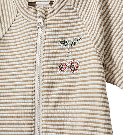 Sofie Schnoor Badeheldragt - TillaKB - UV50+ - Warm Stone Stripe