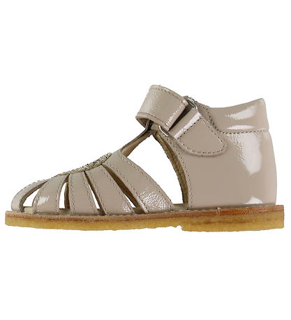 Angulus Sandal - Glimmer Hjerte - Sand/Champagne