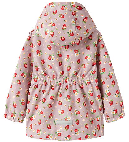 Name It Overgangsjakke - NmfMaxi - Keepsake Lilac/Strawberry m. 