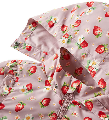 Name It Overgangsjakke - NmfMaxi - Keepsake Lilac/Strawberry m. 