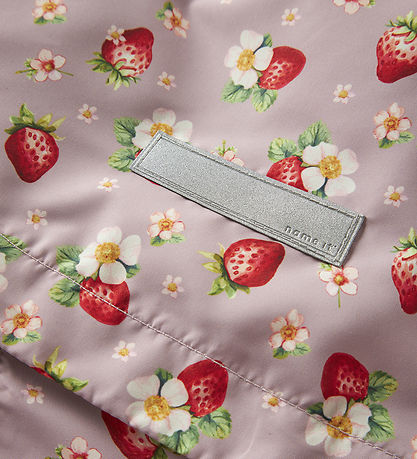 Name It Overgangsjakke - NmfMaxi - Keepsake Lilac/Strawberry m. 
