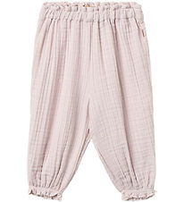 Wheat Trousers - Muslin - Petrine - Purple Light Flowers