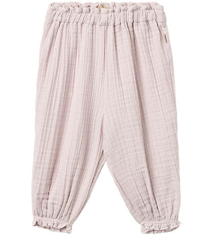 Wheat Bukser - Musselin - Petrine - Purple Light Flowers