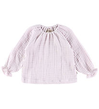 Wheat Blouse - Muslin - Merle - Purple Light Flowers