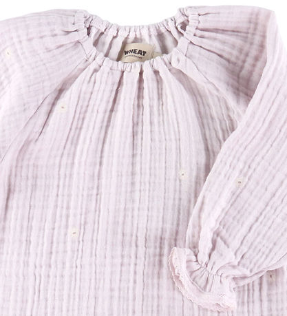 Wheat Bluse - Musselin - Merle - Purple Light Flowers