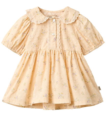 Wheat Kjole - Adele - Barely Apricot Flowers