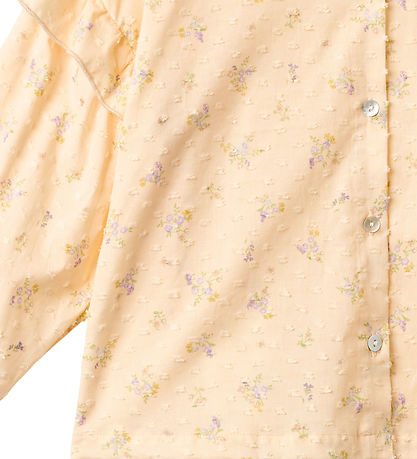 Wheat Skjorte - Gerda - Barely Apricot Flowers