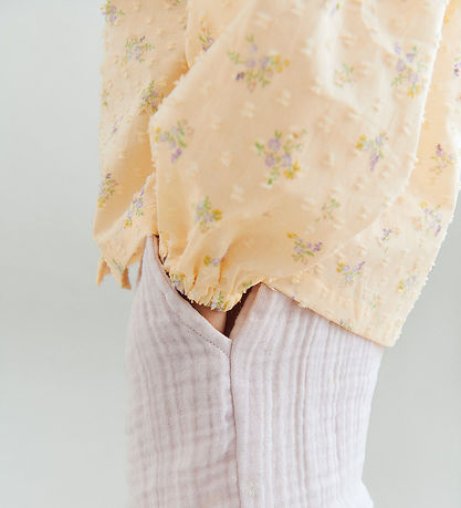 Wheat Skjorte - Gerda - Barely Apricot Flowers