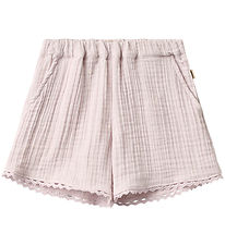 Wheat Shorts - Musselin - Eileen - Purple Light Flowers