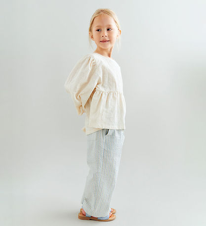 Wheat Bukser - Musselin - Sasha - Summer Sky Stripe