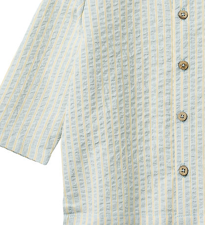 Wheat Skjorte - Musselin - Shelby - Summer Sky Stripe