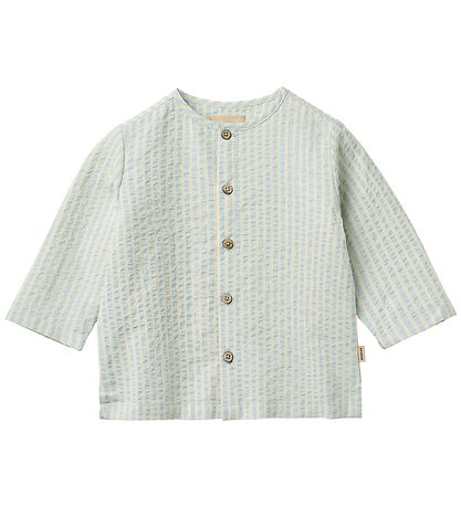 Wheat Skjorte - Musselin - Shelby - Summer Sky Stripe
