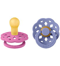 BIBS Bohemia Pacifiers - Size 1 - Round - 2-Pack - Bubblegum/Per