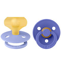 BIBS Colour Pacifiers - Size 1 - Round - 2-Pack - Hush/Grape