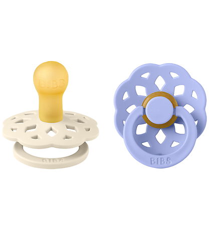 BIBS Boheme Sutter - Str. 1 - Rund - 2-pak - Ivory/Hush