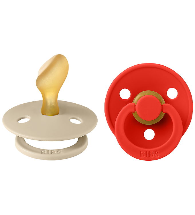 BIBS Colour Sutter - Str. 2 - Anatomisk - 2-pak - Vanilla/Candy