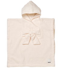 Elodie Details Towel Poncho - 53x50 cm - Creamy White w. Bow