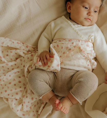 Elodie Details Babysvøb - 80x80 cm - Bambus - Petit River Rose