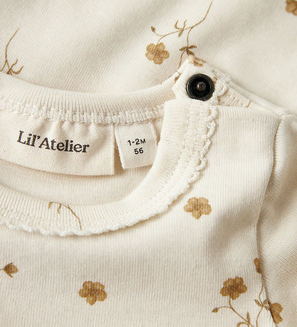 Lil Atelier Body l/æ - NbfLayo - Coconut Milk/Flower Yellow