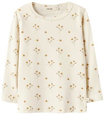 Lil Atelier Bluse - NmfLayo - Coconut Milk/Flower Yellow