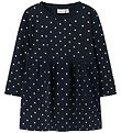 Name it Kjole - Noos - NmfDavina - Dark Sapphire/w. Bright white