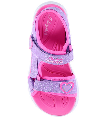 Skechers Sandaler - Girls Heart - m. Lys - Lavender/Pink