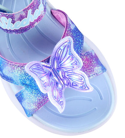 Skechers Sandaler - Butterfly Brites - Blue/Multi