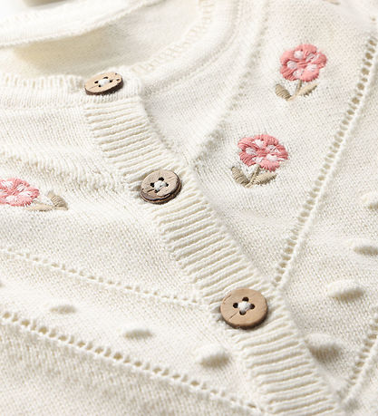 Minymo Cardigan - Strik - Vanilla Ice