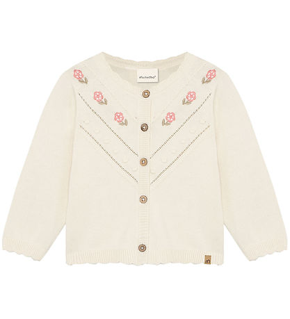Minymo Cardigan - Strik - Vanilla Ice