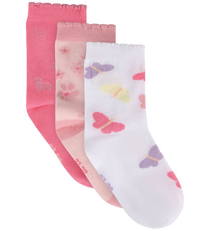 Minymo Socks - 3-Pack - Raindrops on Roses