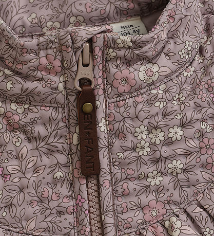 En Fant Termojakke - AOP - Cloud Gray