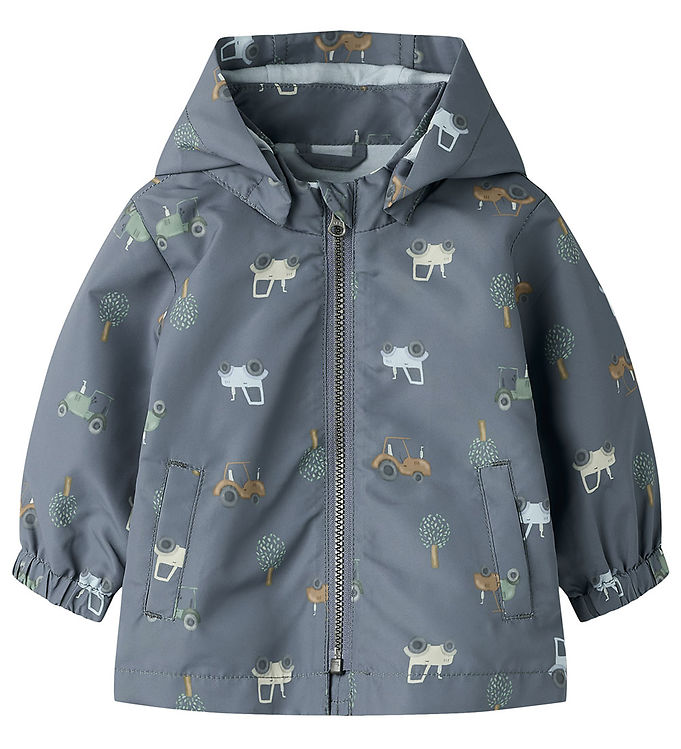 Name It Jakke - NbnMax - Flint Stone m. Traktorer