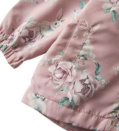 Name It Jakke - NbfMaxi - Keepsake Lilac/Floral Bunnies