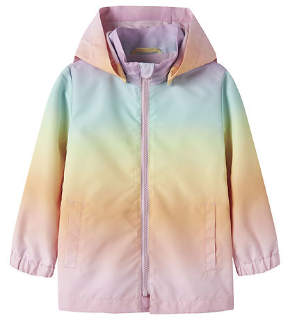 Name It Jakke - Noos - NmfMaxi - Pink Lavender/Flowy Rainbow