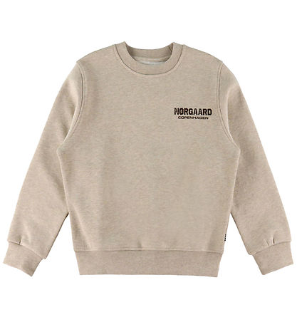 Mads Nørgaard Sweatshirt - Solo - Brown Melange