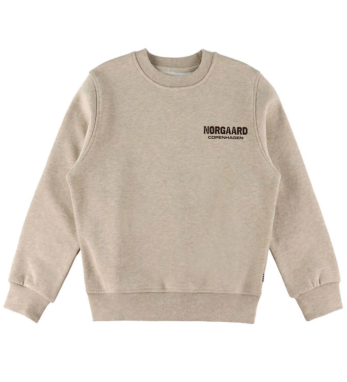 Mads Nørgaard Sweatshirt - Solo - Brown Melange
