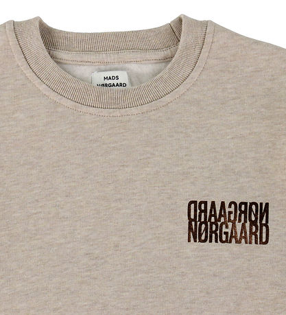 Mads Nørgaard Sweatshirt - Talinka - Brown Melange