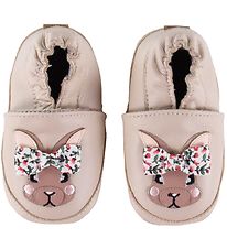 Melton Soft Sole Leather Shoes - Bunny - Rose Dust
