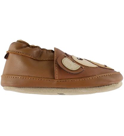 Melton Soft Sole Leather Shoes - Monkey - Cognac