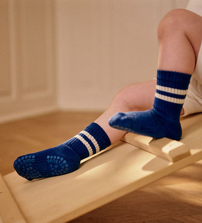 GoBabyGo Strømper - Non-Slip - Sport - True Blue