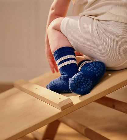 GoBabyGo Strømper - Non-Slip - Sport - True Blue