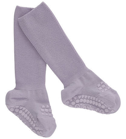 GoBabyGo Strømper - Non-Slip - Viscose/Bamboo - Lavender Grey