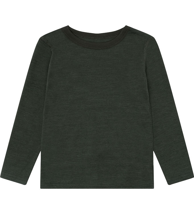 Hust and Claire Bluse - Uld - HCAwo Solid - Deep Ivy