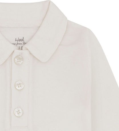 Hust and Claire Polo-Body l/æ - Uld - HCBaldur - Ivory