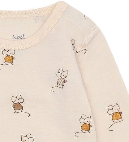 Hust and Claire Body l/æ - Uld - HCBo Mouse - Off White