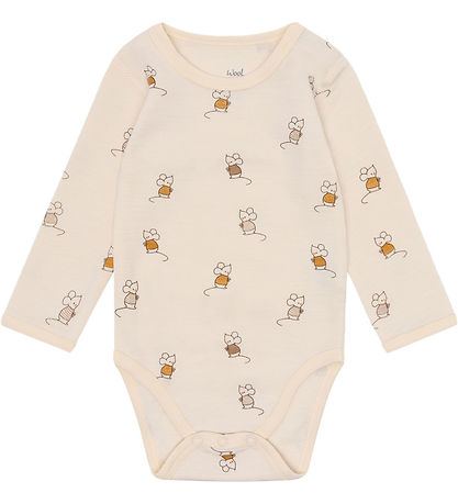 Hust and Claire Body l/æ - Uld - HCBo Mouse - Off White