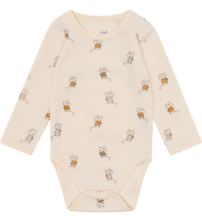 Hust and Claire Body l/æ - Uld - HCBo Mouse - Off White