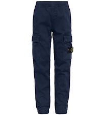 Stone Island Trousers - Blue Marine
