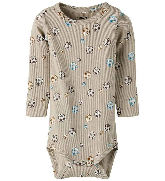 Name It Davey - Baby Body - Beige - 86