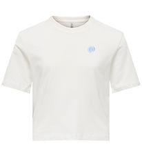 Kids Only T-shirt - KogRex - Cloud Dancer/Shell